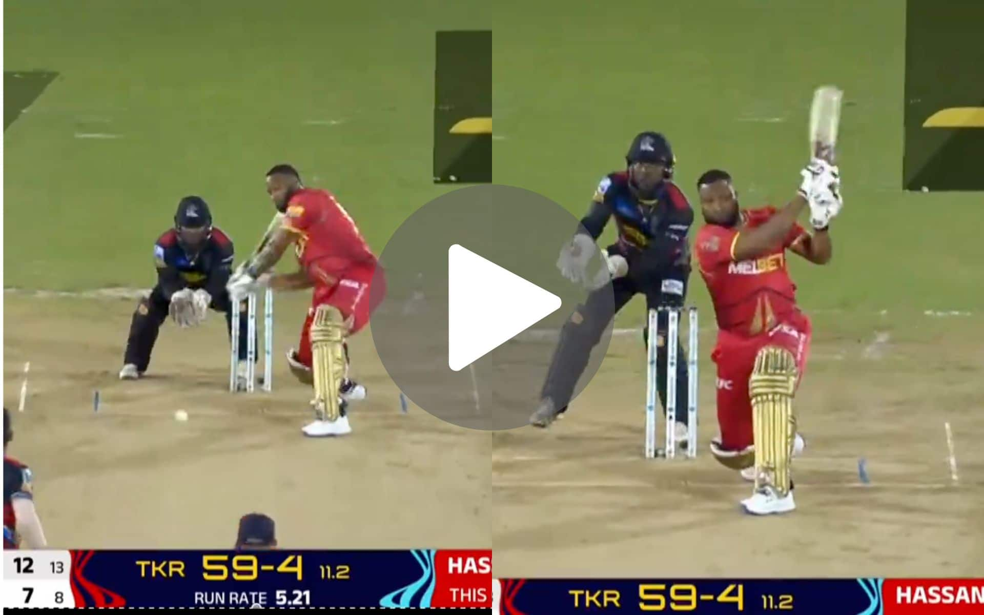 [Watch] Kieron Pollard Turns Back The Clock With A Trademark Flat Six In CPL 2024